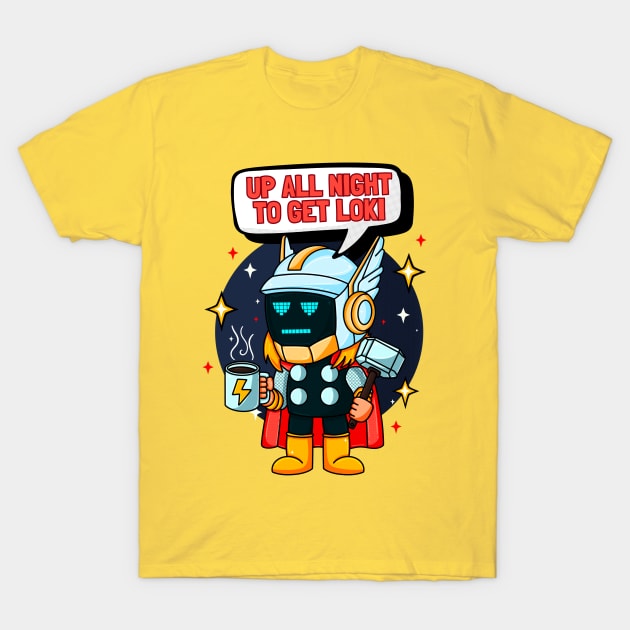 Up all night to get loki T-Shirt by GiveMeThatPencil